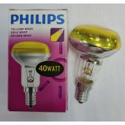 Лампа зеркальная R50 40w E14 желтая «PHILIPS»
