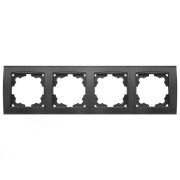 Рамка 4-м Бриллиант горизонт. графит Universal 7947502-Gr